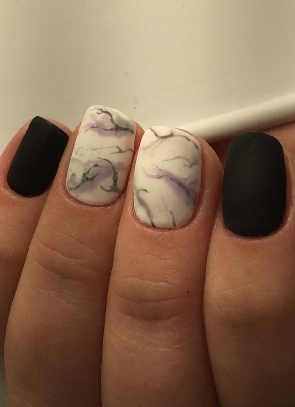 50 Trendy Marble Nail Designs You Must Try