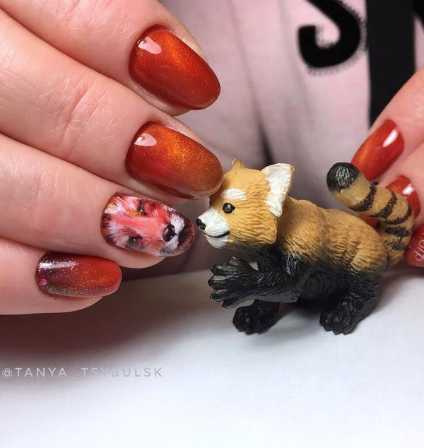 60 Pretty Fall Nail Art Designs For 2019