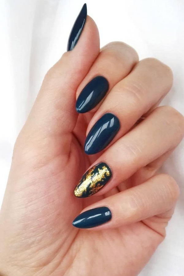 33 Outstanding Oval Nail Art Designs