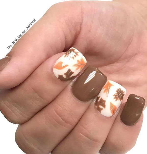 60 Pretty Fall Nail Art Designs For 2019