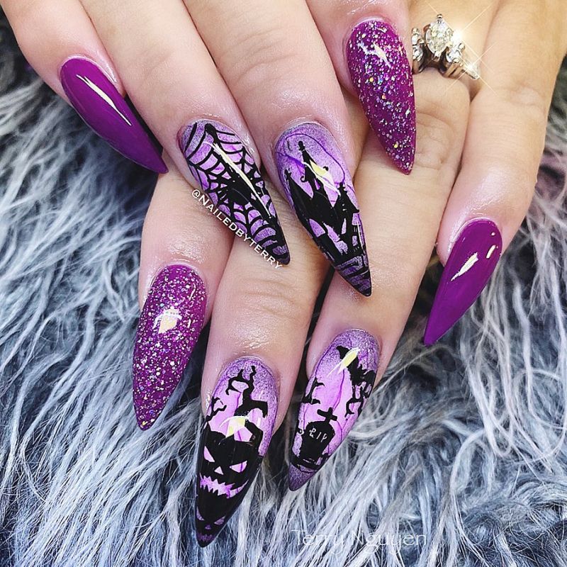 50 Stunning Halloween Nail Art Designs 2022