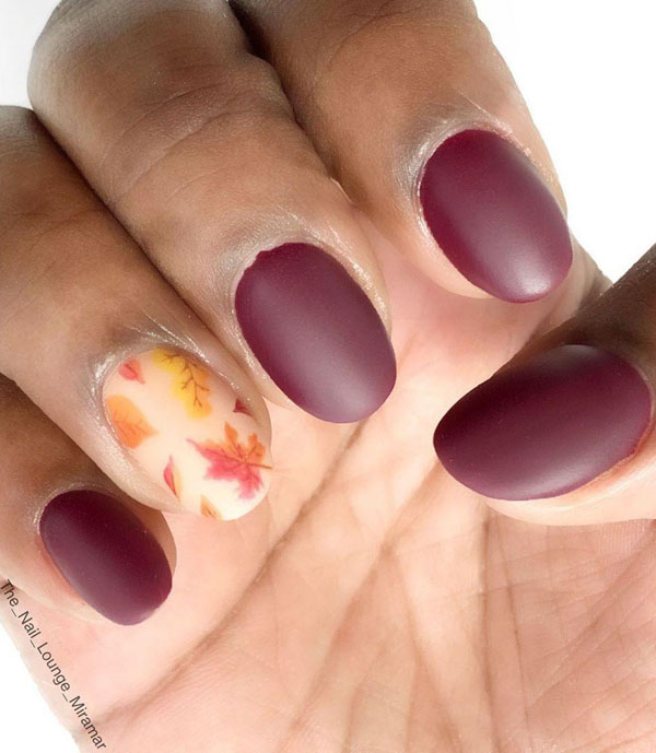 60 Pretty Fall Nail Art Designs For 2019