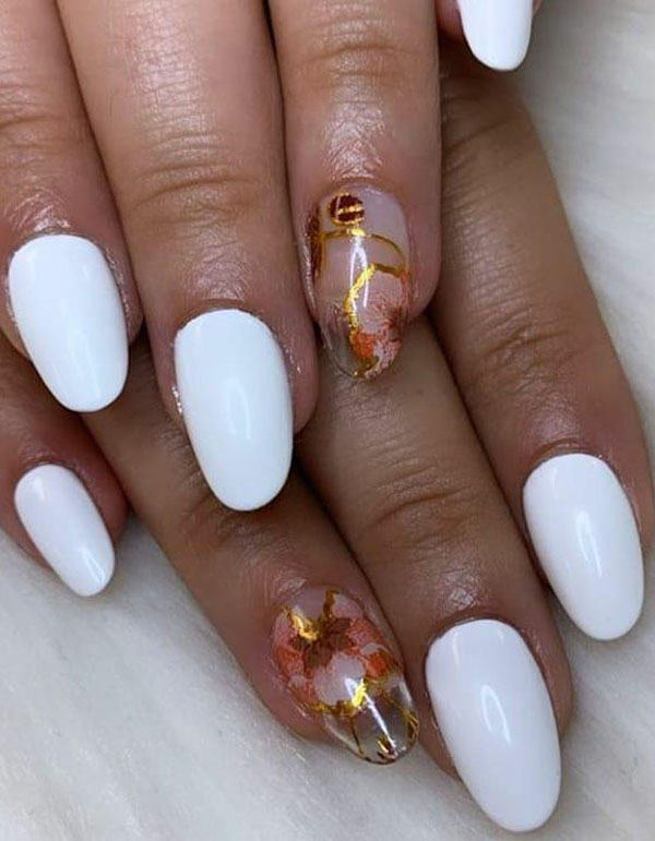 51 Dried Flower Nail Art Designs