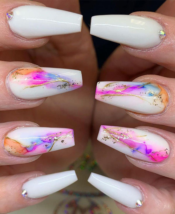 50 Trendy Marble Nail Designs You Must Try