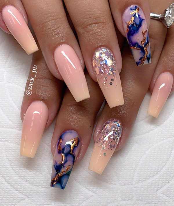 50 Trendy Marble Nail Designs You Must Try