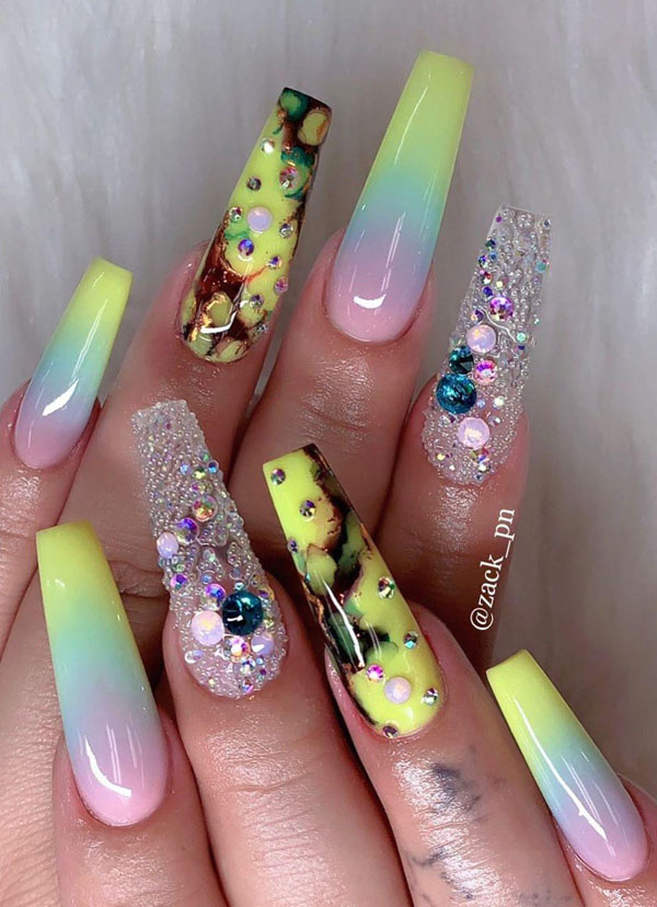 50 Trendy Marble Nail Designs You Must Try