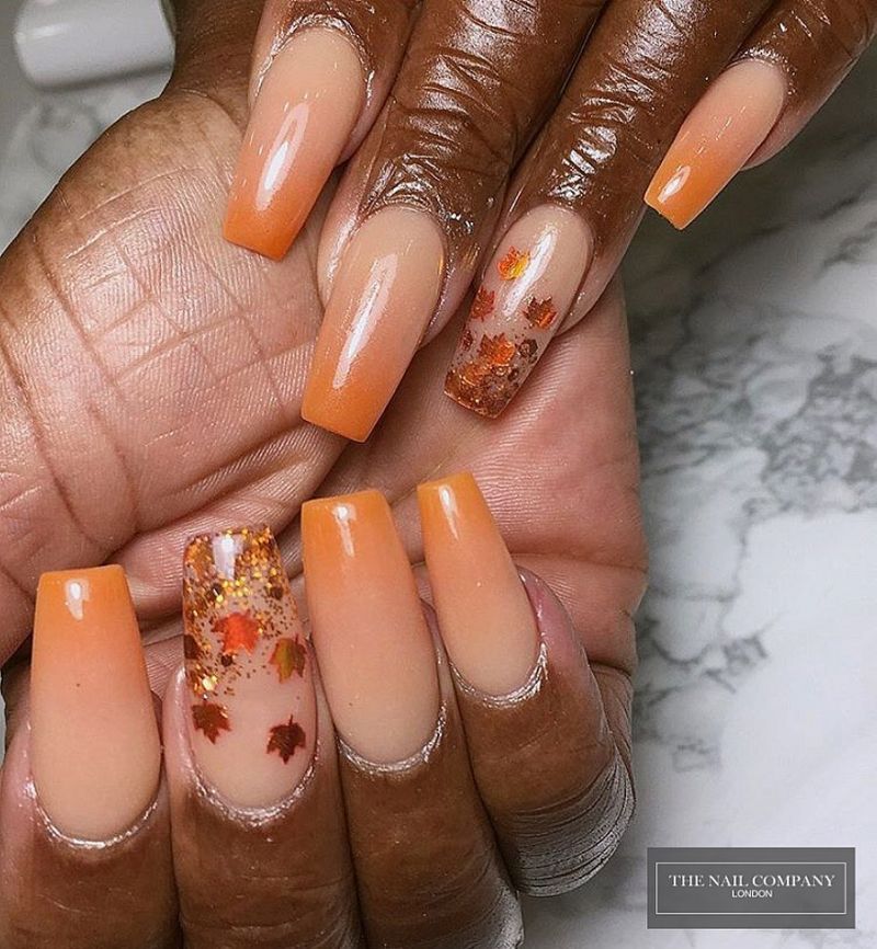 60 Pretty Fall Nail Art Designs For 2019