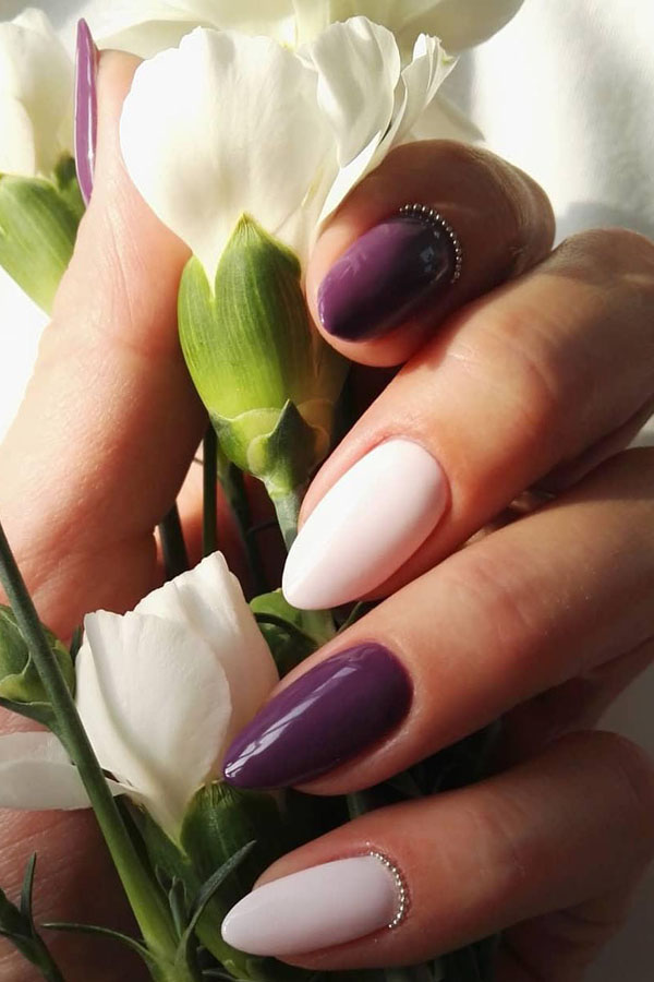 33 Outstanding Oval Nail Art Designs