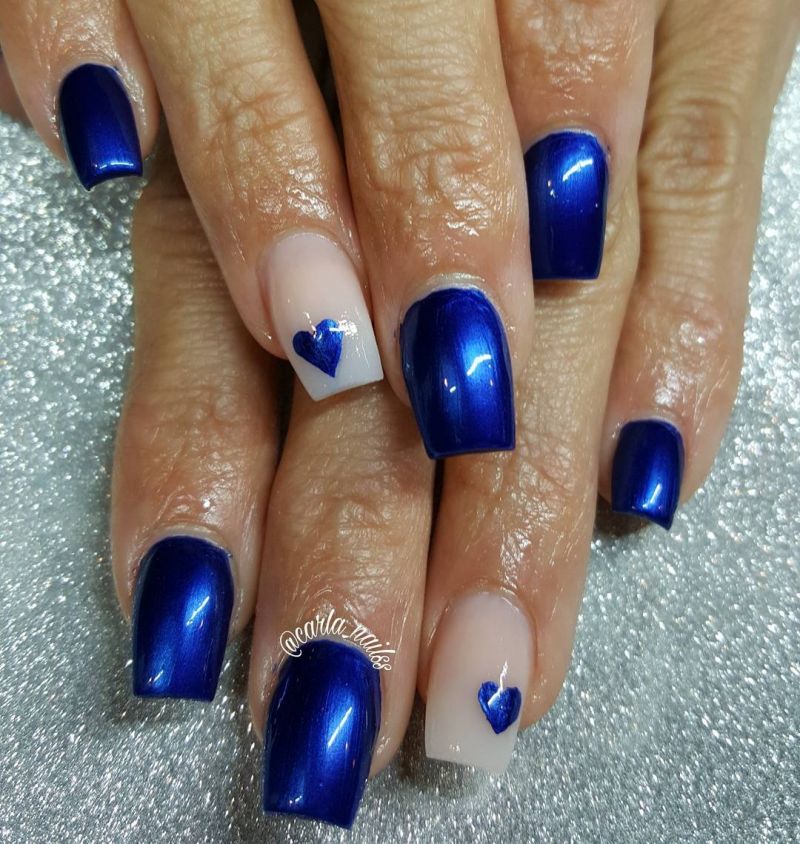 40 Trendy Blue Nail Art Designs to Make You Attractive | Style VP