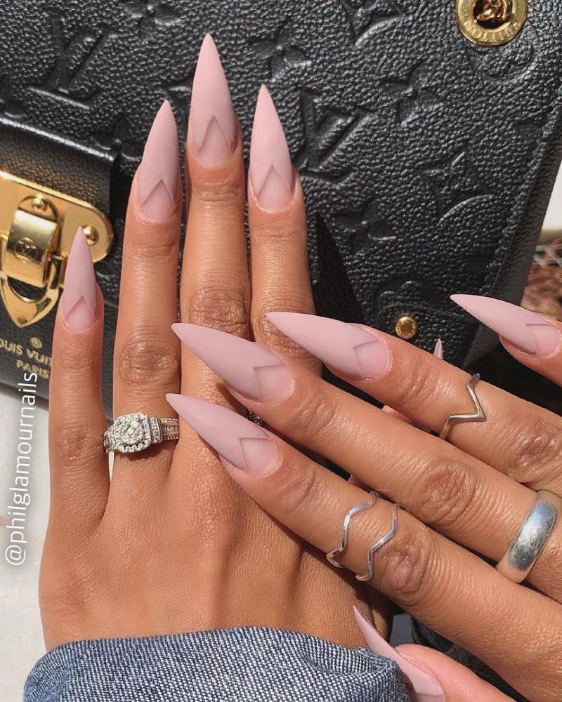 40 Trendy Stiletto Nail Art Designs For Inspiration