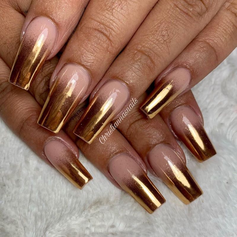 55 Trendy Rose Gold Nails That You Can't Resist