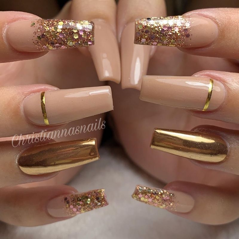 55 Trendy Rose Gold Nails That You Can't Resist