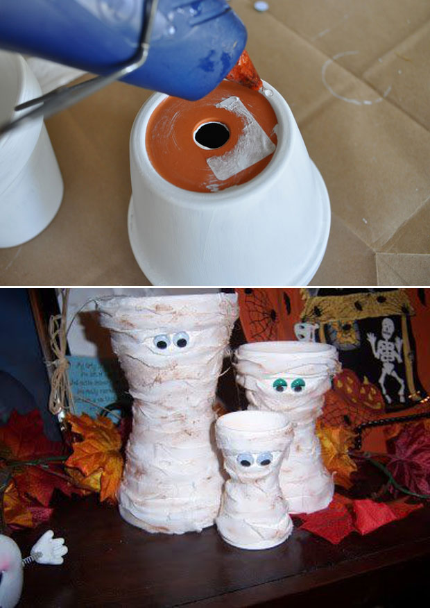 20 Creative Clay Pot Halloween Crafts  You Will Love