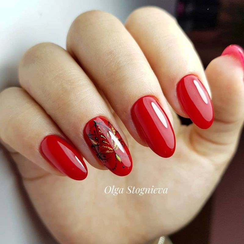 40 Classic Red Nail Designs You'll Fall In Love With