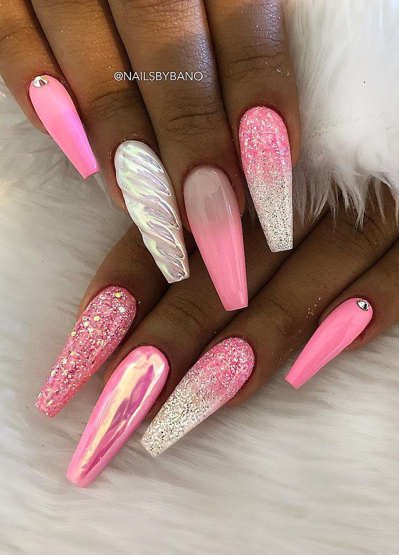 30 Trendy Pink Nail Art Designs You Have to See