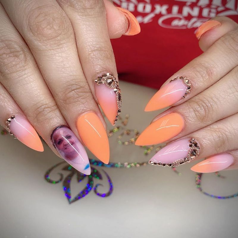 40 Trendy Stiletto Nail Art Designs For Inspiration