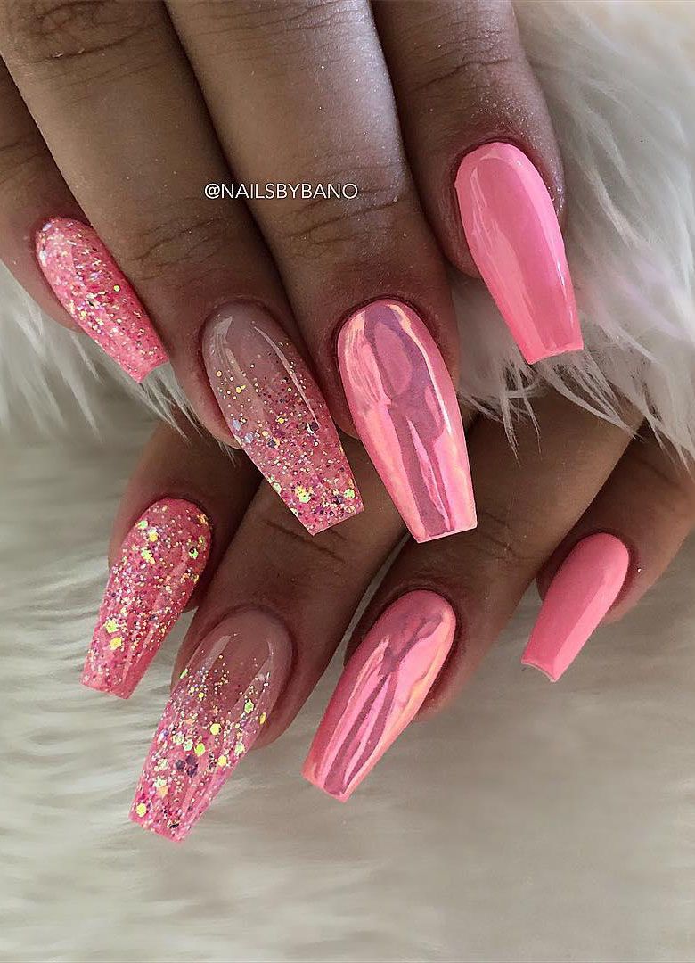 30 Trendy Pink Nail Art Designs You Have to See