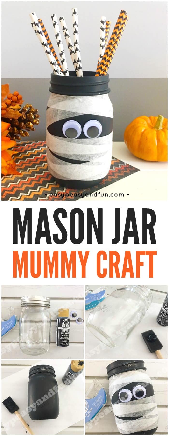 36 Creative DIY Mason Jar Crafts for Halloween to Inspire You