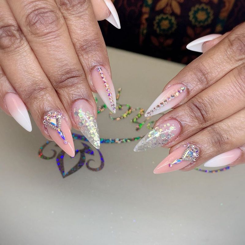 40 Trendy Stiletto Nail Art Designs For Inspiration