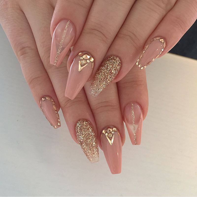 55 Trendy Rose Gold Nails That You Can't Resist