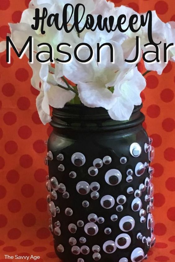 36 Creative DIY Mason Jar Crafts for Halloween to Inspire You