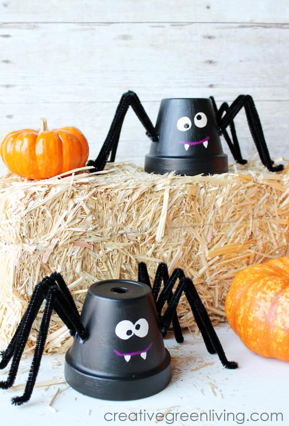 20 Creative Clay Pot Halloween Crafts  You Will Love