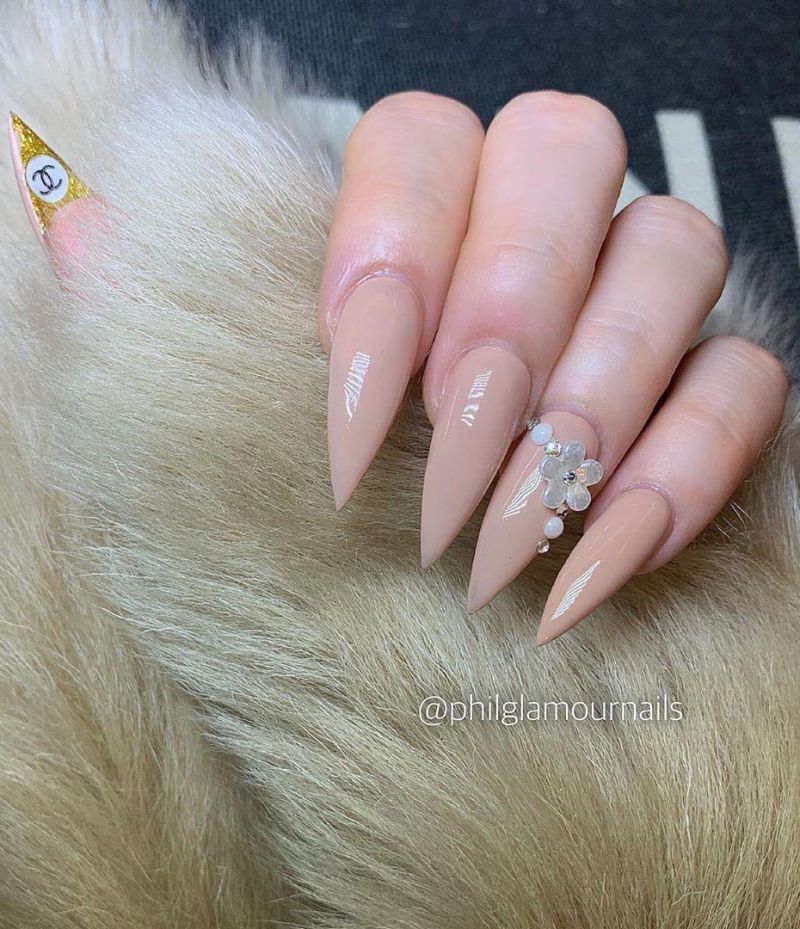 40 Trendy Stiletto Nail Art Designs For Inspiration