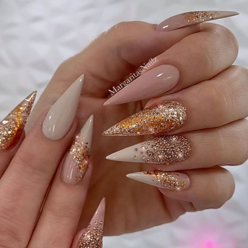 55 Trendy Rose Gold Nails That You Can't Resist