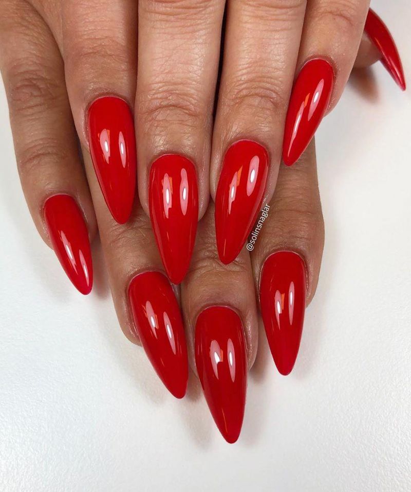 40 Classic Red Nail Designs You'll Fall In Love With