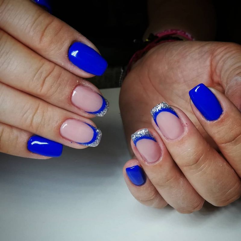 40 Trendy Blue Nail Art Designs to Make You Attractive