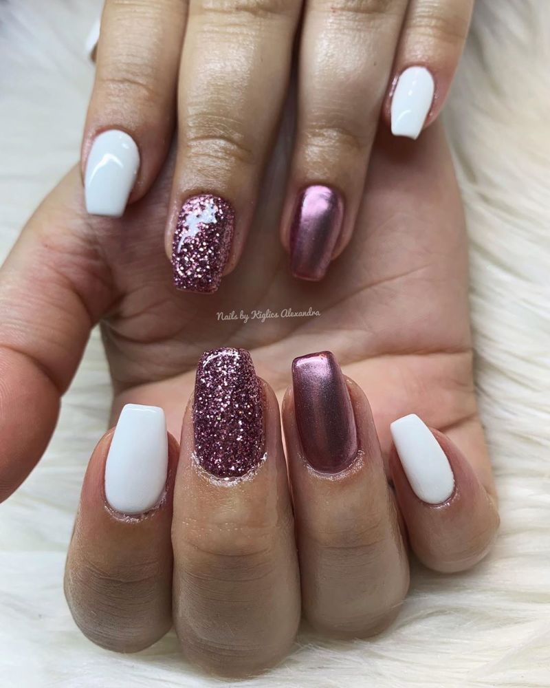 55 Trendy Rose Gold Nails That You Can't Resist