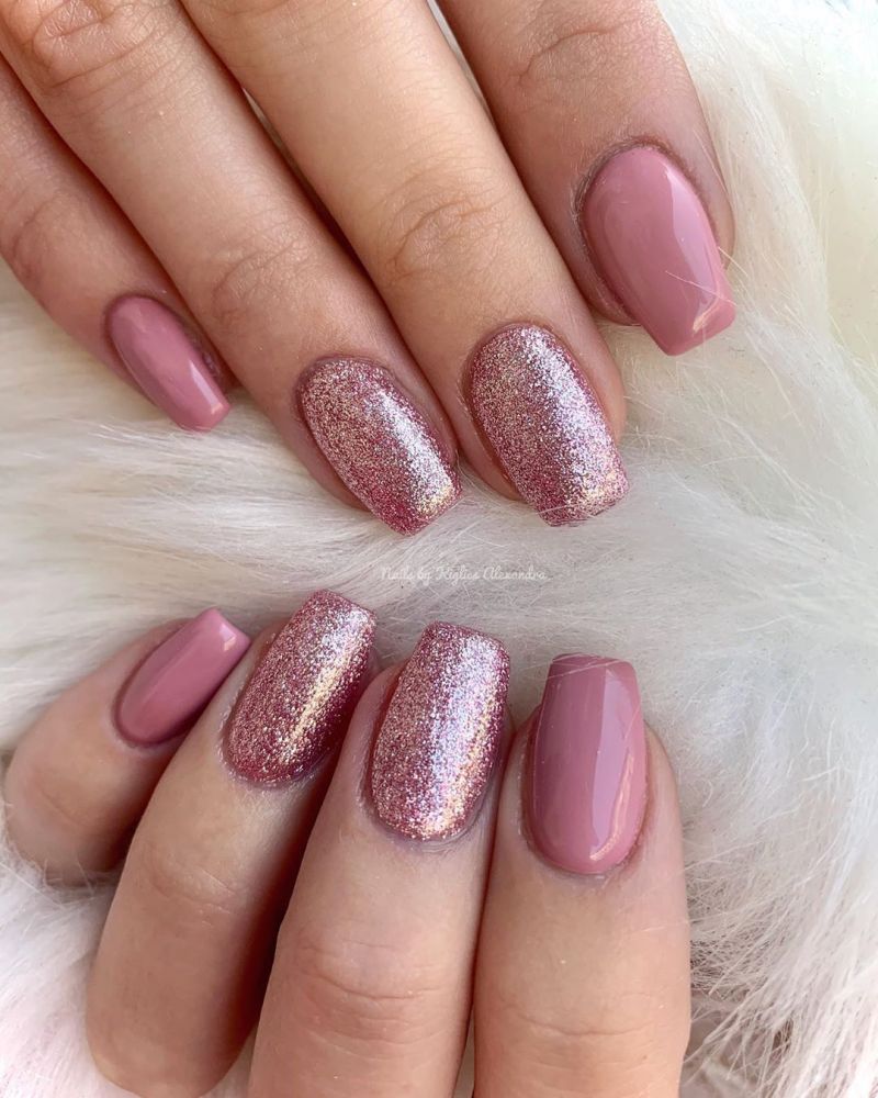 55 Trendy Rose Gold Nails That You Can't Resist