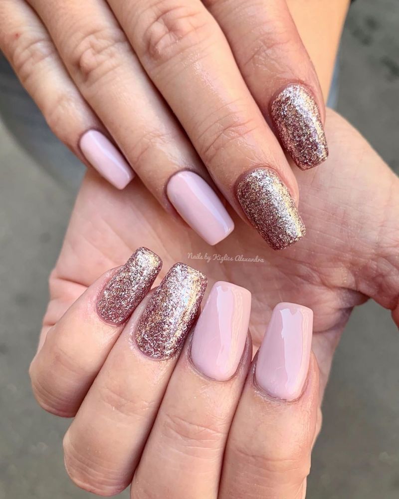 55 Trendy Rose Gold Nails That You Can't Resist