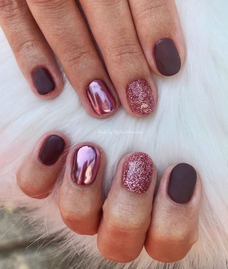 55 Trendy Rose Gold Nails That You Can't Resist