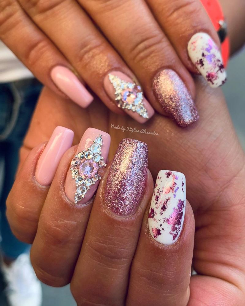 55 Trendy Rose Gold Nails That You Can't Resist