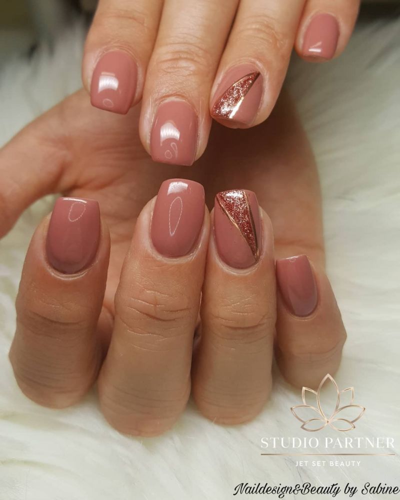 55 Trendy Rose Gold Nails That You Can't Resist