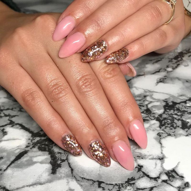 55 Trendy Rose Gold Nails That You Can't Resist