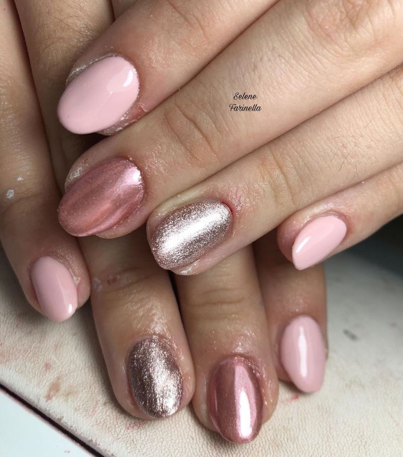 55 Trendy Rose Gold Nails That You Can't Resist