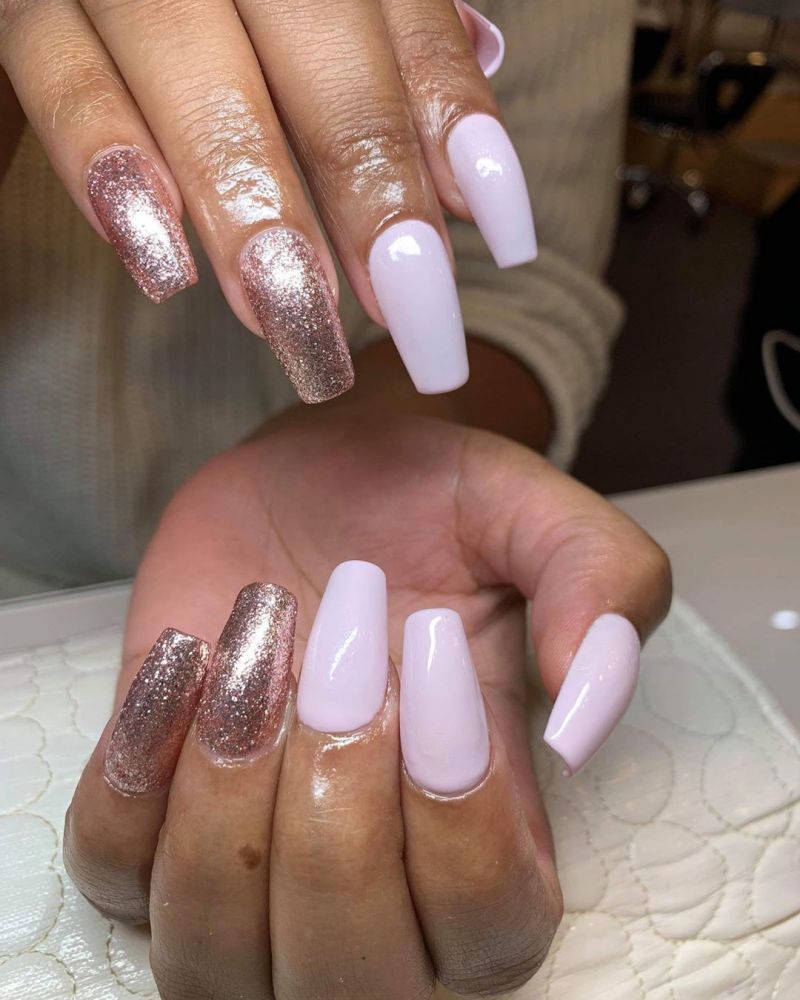 55 Trendy Rose Gold Nails That You Can't Resist