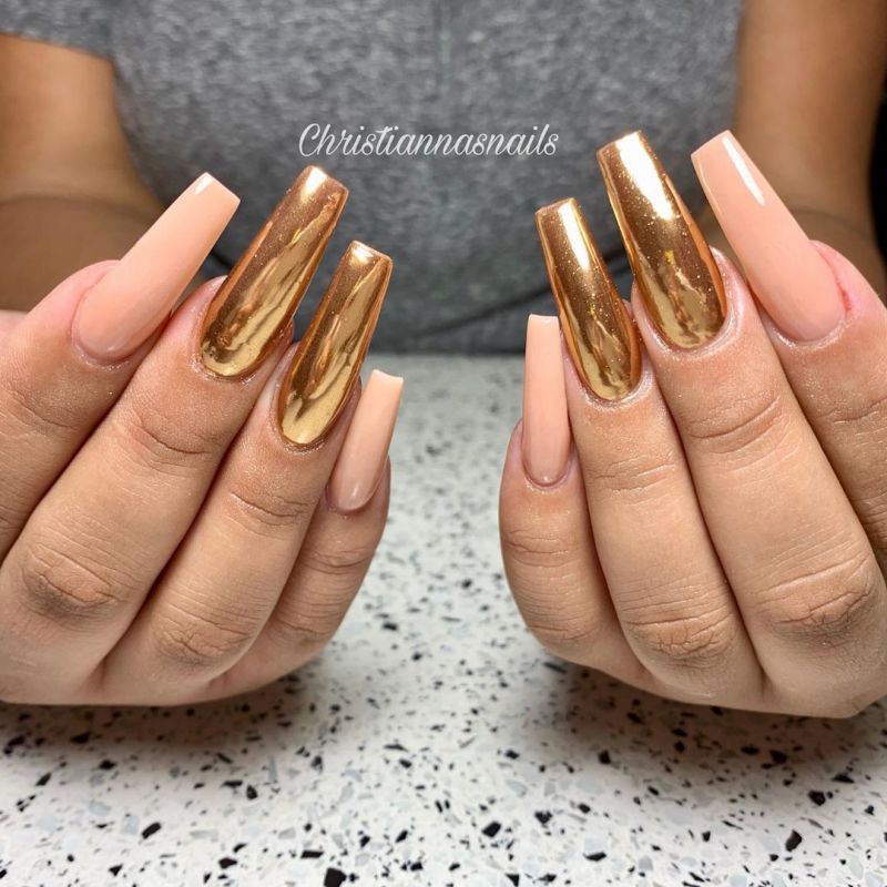 55 Trendy Rose Gold Nails That You Can't Resist