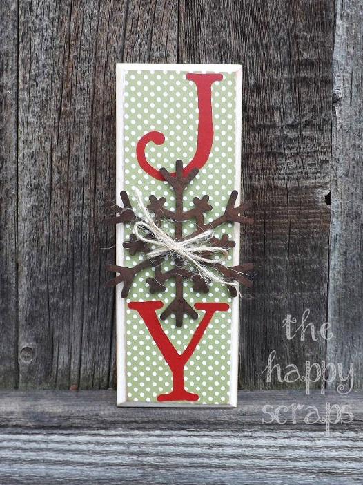 35 Creative and Unique DIY Christmas JOY Signs