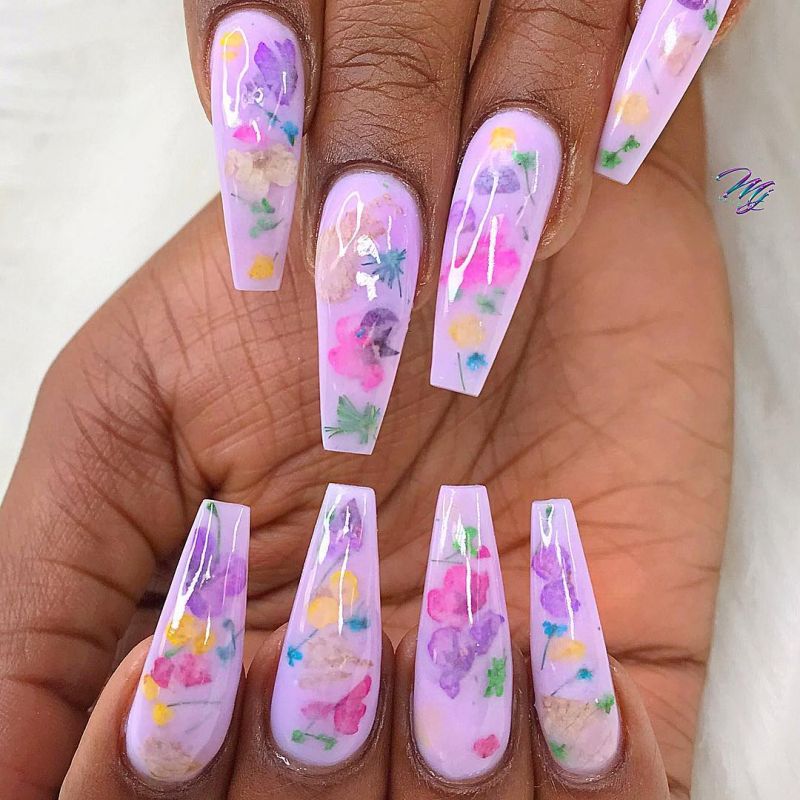 40 Trendy Milk Bath Nails You Must Try