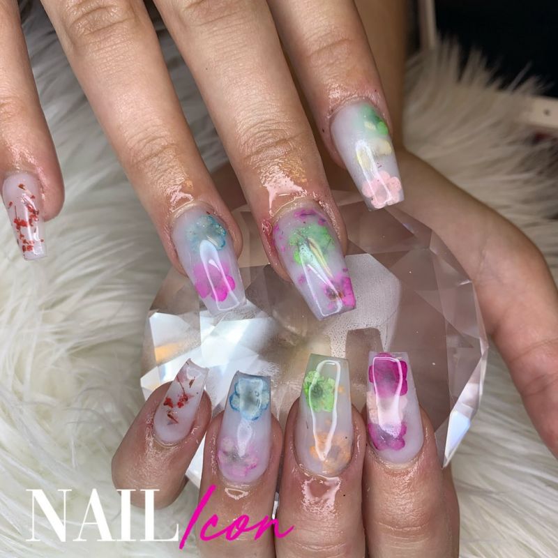 40 Trendy Milk Bath Nails You Must Try