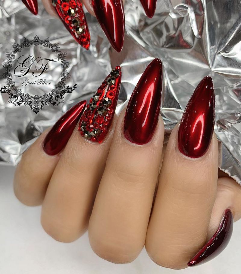 60 Classic Chrome Nail Art Designs For Winter