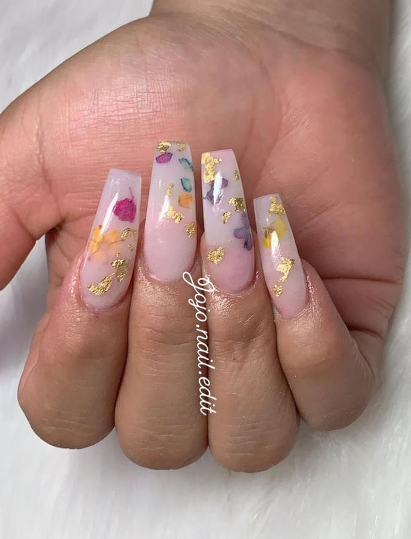 40 Trendy Milk Bath Nails You Must Try