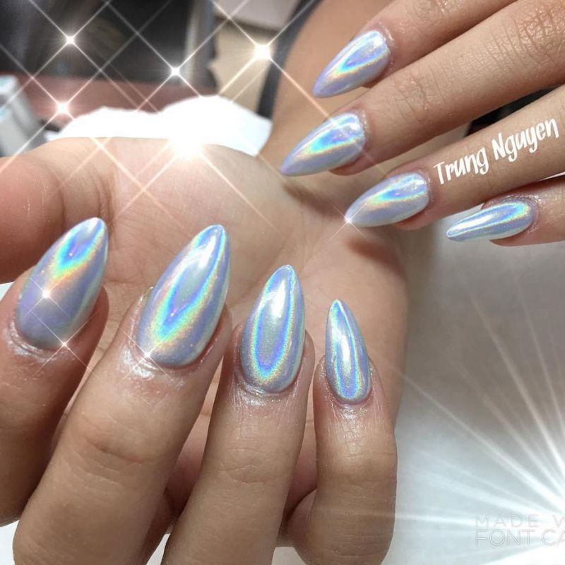 60 Classic Chrome Nail Art Designs For Winter