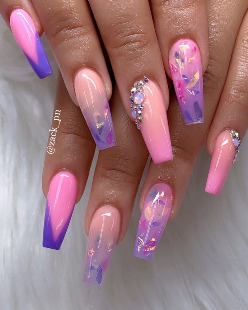 40 Trendy Milk Bath Nails You Must Try