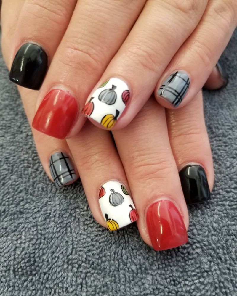 62 Trendy Thanksgiving Pumpkin Nail Art Designs to Try Right Now