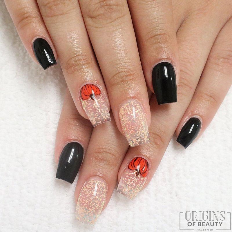 62 Trendy Thanksgiving Pumpkin Nail Art Designs to Try Right Now