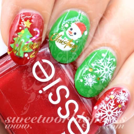 50 Gorgeous Snowman Christmas Nails To Inspire You